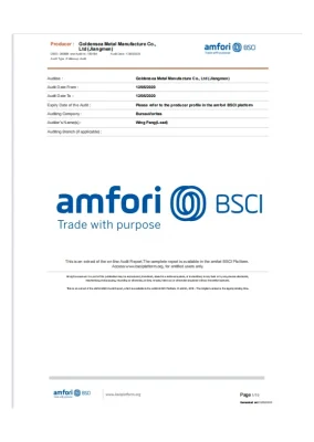 bsci audit cookware manufacturer china