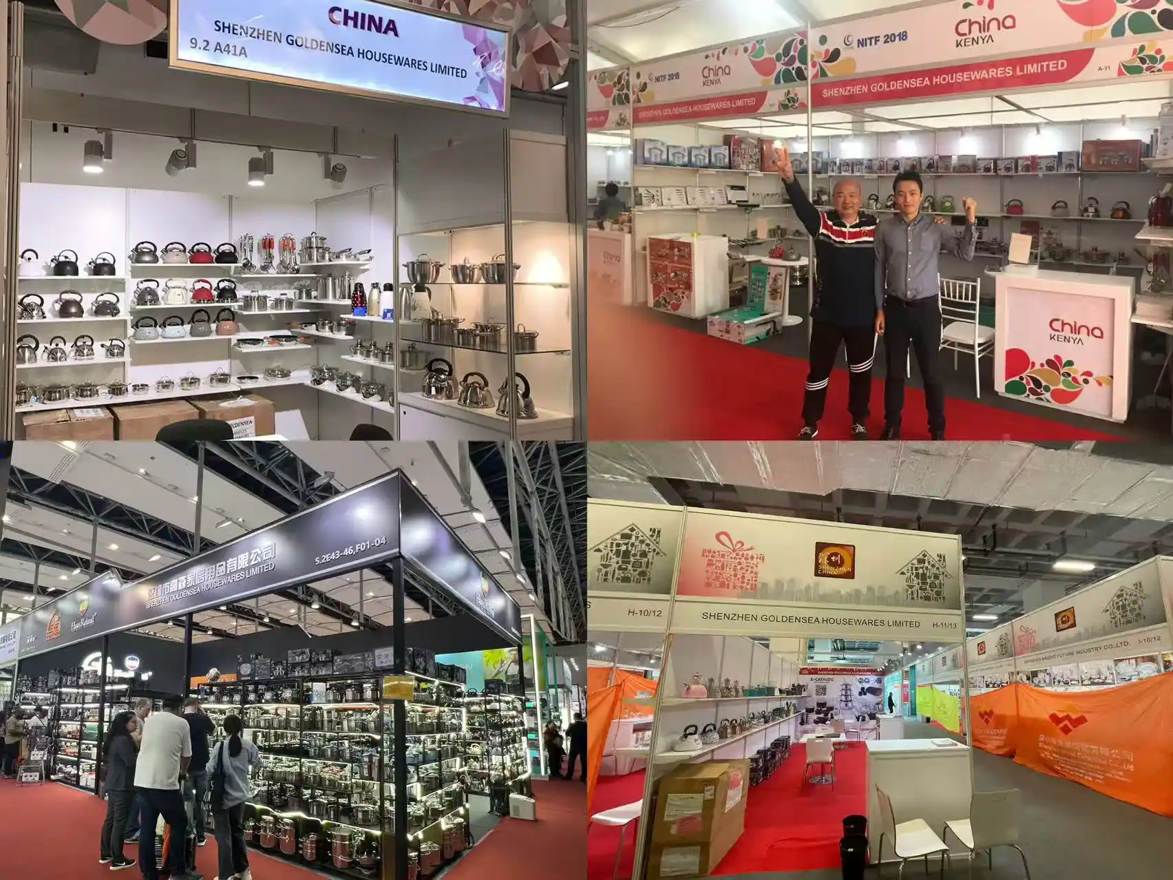 triply stainless steel cookware wholesale exhibition display