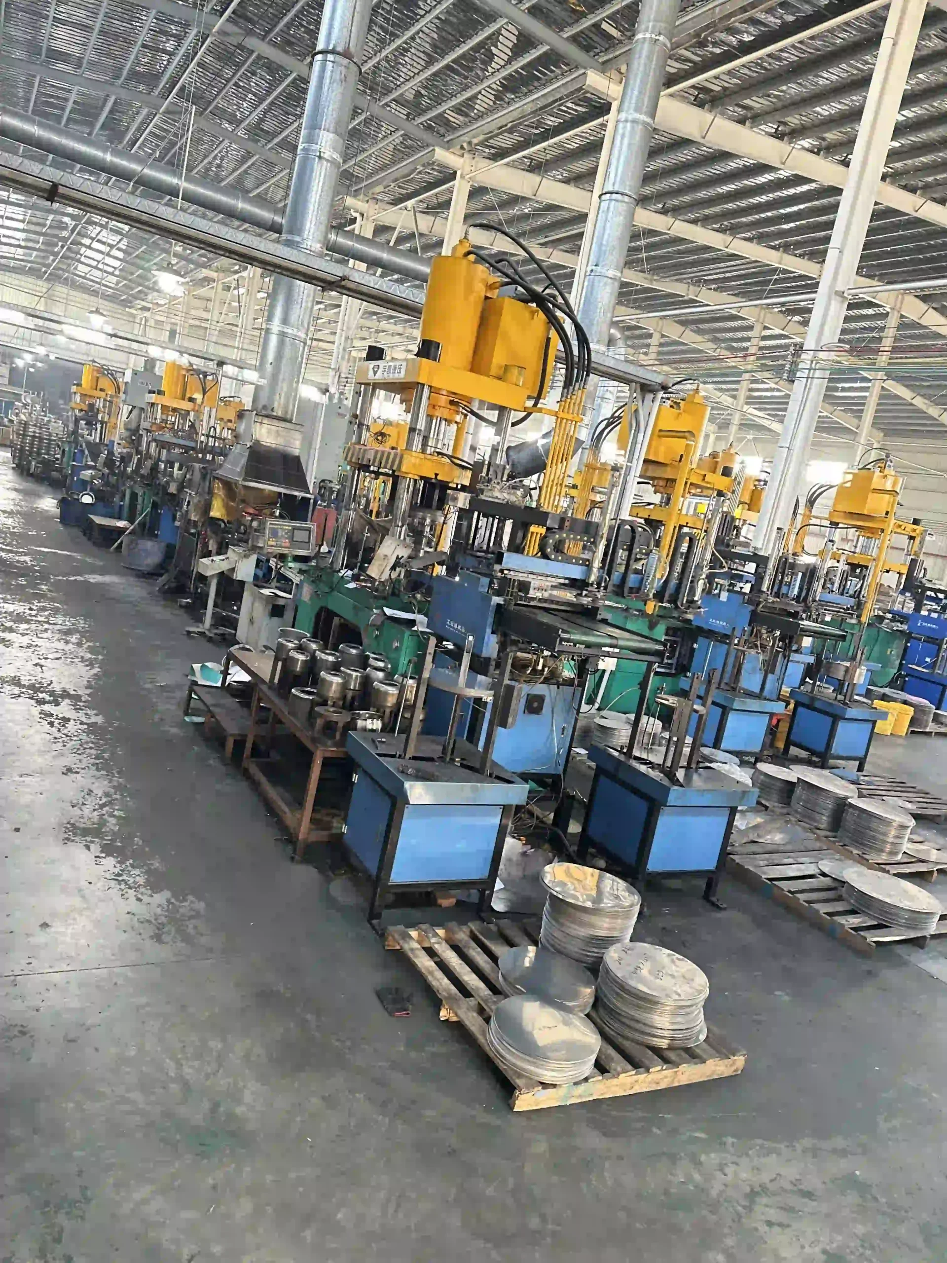 precision cookware production line machinery and raw materials scaled