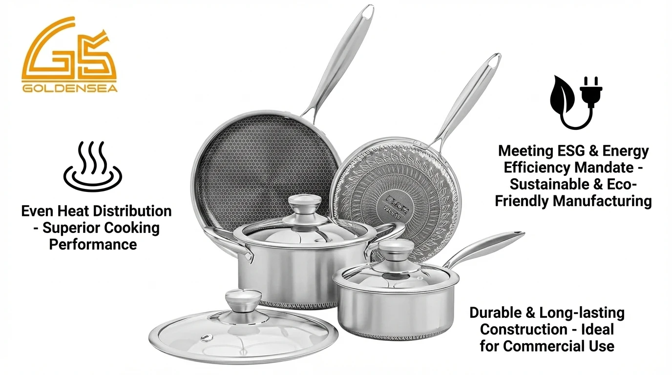 tri ply stainless steel cookware structure benefits