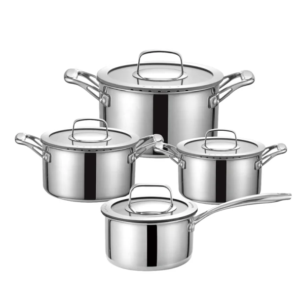 Gs Collection Pots Induction Cookware Set GS-01641-8PC | Goldensea
