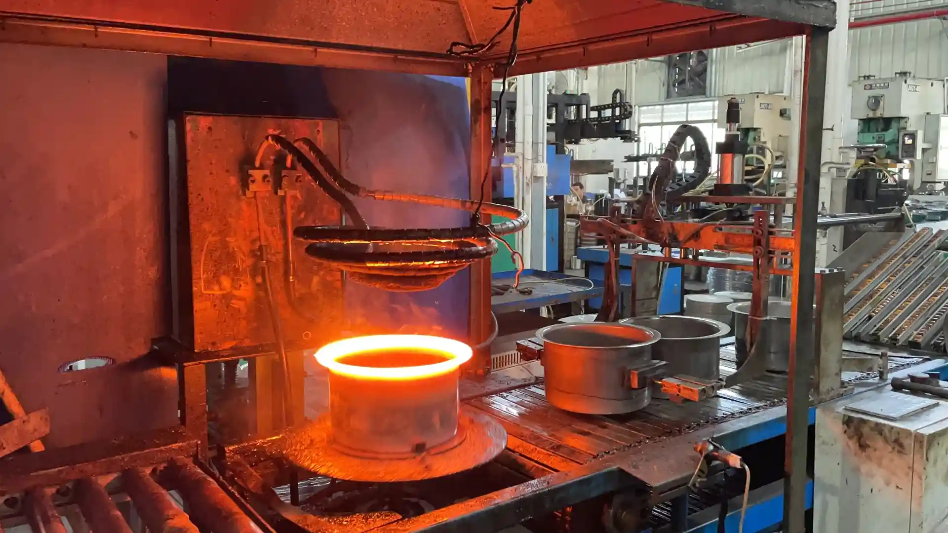 triply cookware bonding process heating