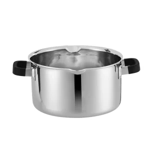 gs 01615 ca factory price triply cooking pot no lid isolated