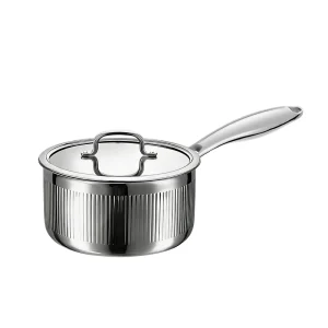 gs 01648 sp odm custom triply stainless steel saucepan with lid