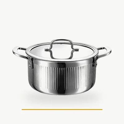 Triply stainless steel casserole category tile for B2B cookware sourcing