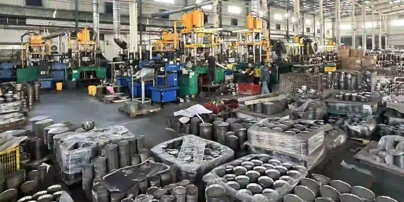 Goldensea Jiangmen stainless steel cookware factory production floor for B2B sourcing