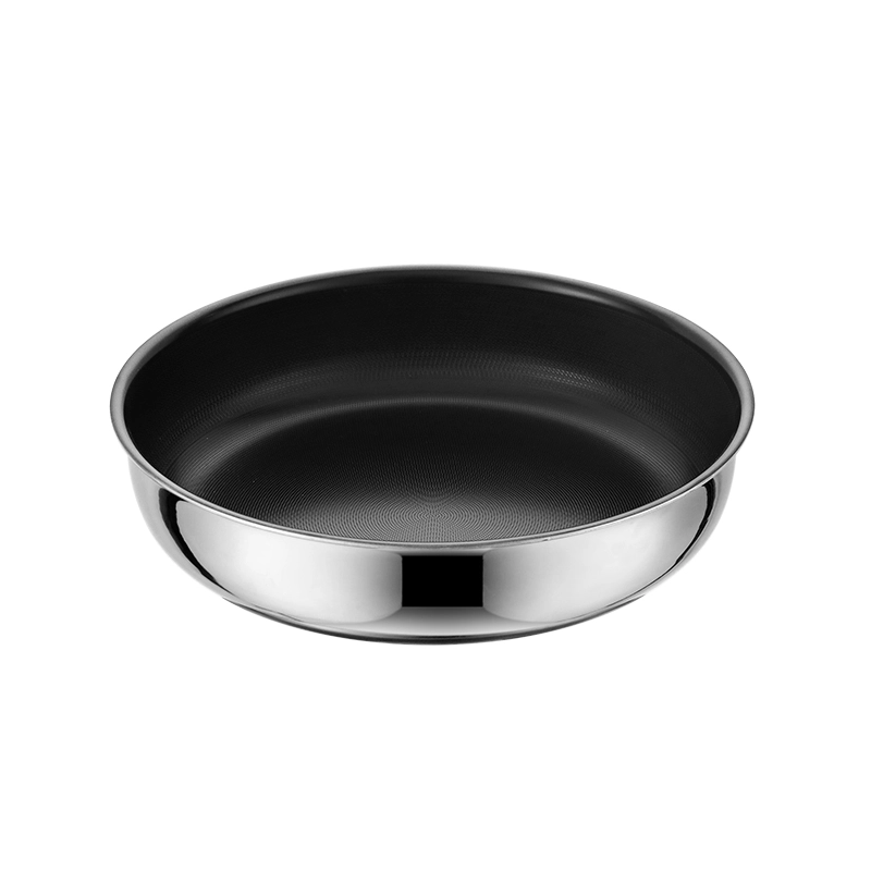 GS-01643 tri-ply nonstick frying pan body designed for use with the shared detachable handle